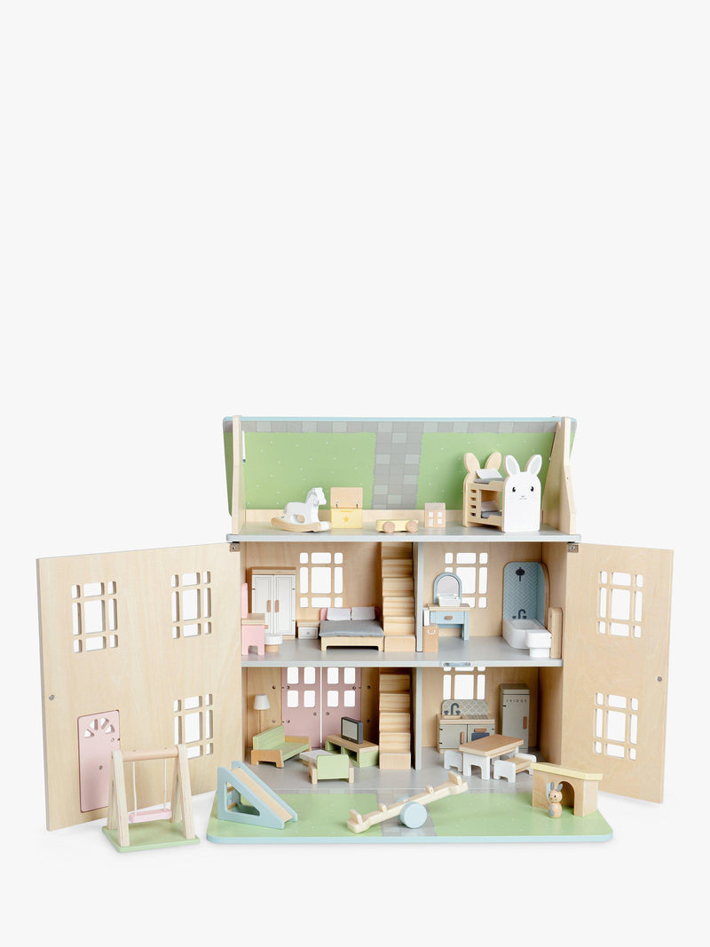 John Lewis Odney wooden doll's house garden set (British brand)