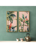 John Lewis Tropica II framed prints set of 2 82x42cm, UK version