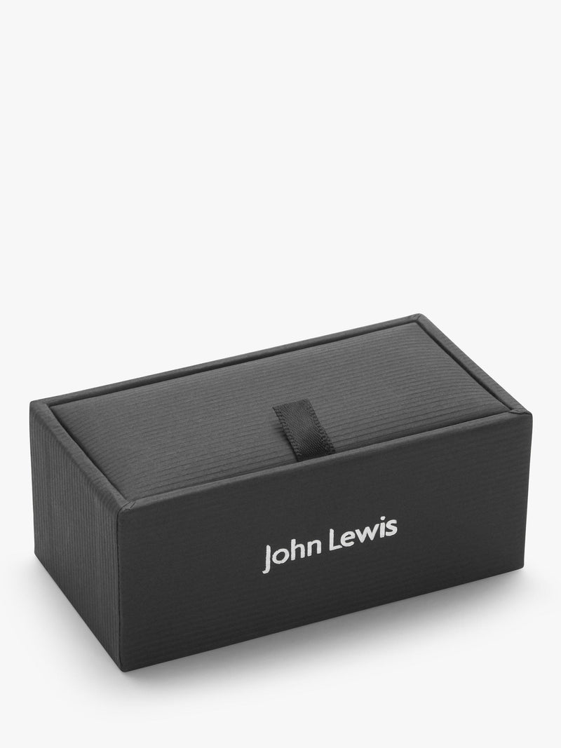 John Lewis silver spaniel dog cufflinks, UK version