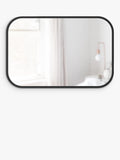 Umbra rectangular wall mirror black 92x61cm, imported from the UK