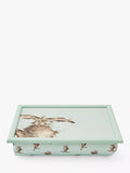 Wrendale Designs hare lap tray with padded base (British brand)