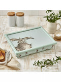 Wrendale Designs hare lap tray with padded base (British brand)
