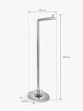 Robert Welch Oblique floor-standing toilet roll holder stainless steel (British brand)