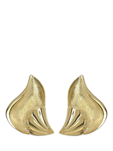 John Lewis Eclectica Pre-Loved Gold Plated Clip-On Earrings Ear Lobe Cover Circa 1980s- Buy online at McGrocer