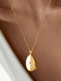 Monica Vinader gold locket necklace 43cm - British product