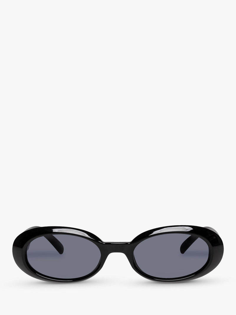 Le Specs oval sunglasses black frame 53mm (British brand)