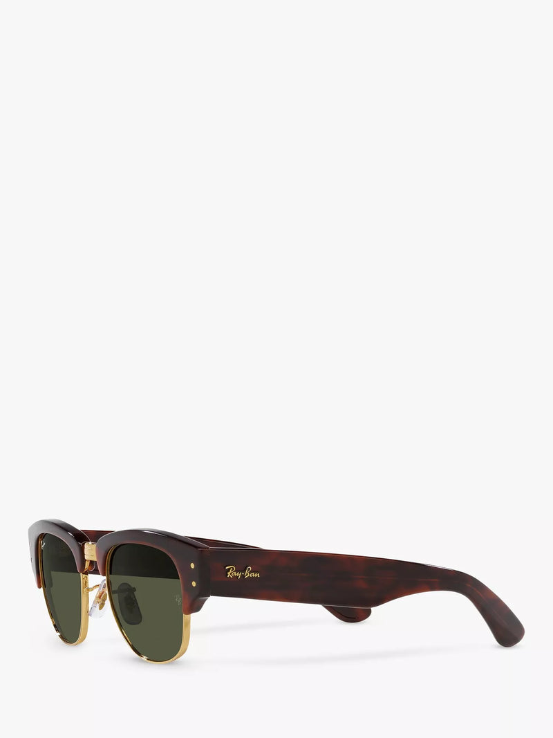 Ray-Ban Clubmaster oval sunglasses mock tortoise gold 50mm (British brand)