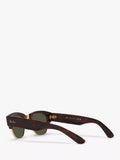 Ray-Ban Clubmaster oval sunglasses mock tortoise gold 50mm (British brand)