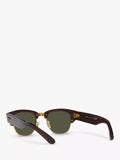 Ray-Ban Clubmaster oval sunglasses mock tortoise gold 50mm (British brand)