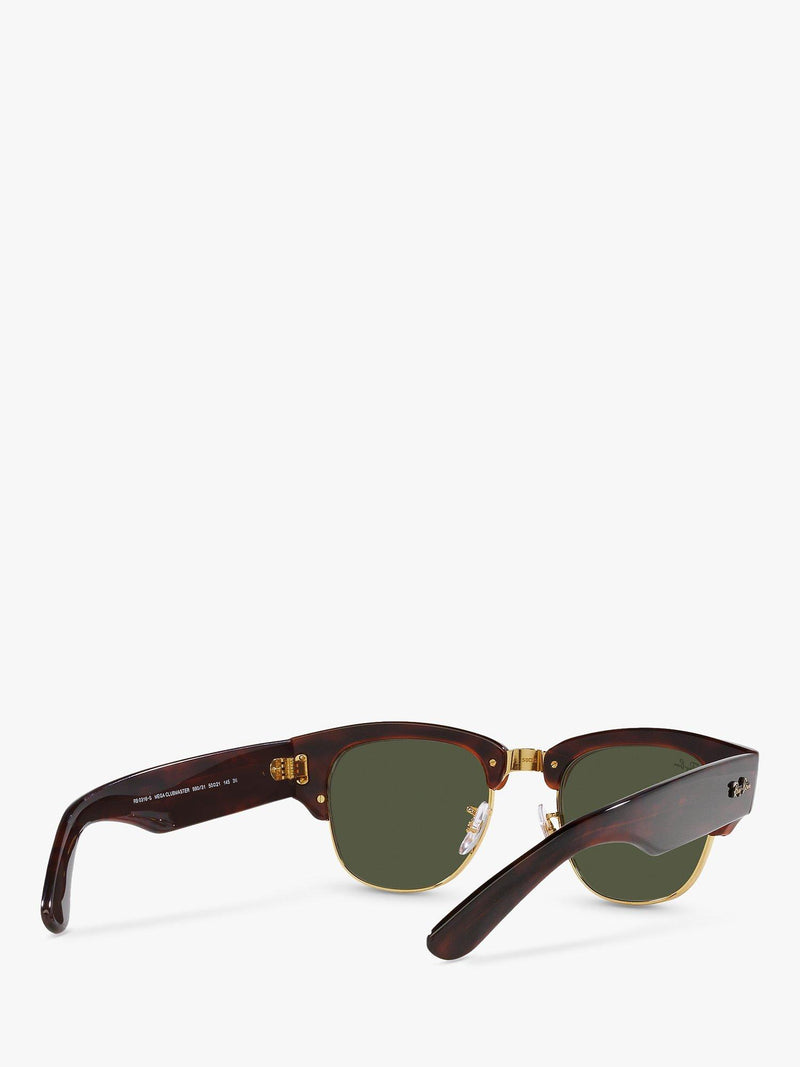 Ray-Ban Clubmaster oval sunglasses mock tortoise gold 50mm (British brand)