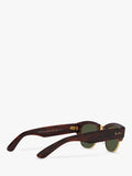 Ray-Ban Clubmaster oval sunglasses mock tortoise gold 50mm (British brand)