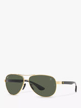 John Lewis Ray-Ban RB8331 Men's Aviator Sunglasses Arista Green- Buy online at McGrocer