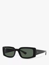John Lewis Ray-Ban Women's Kiliane Rectangular Sunglasses, Black, 54mm- Buy online at McGrocer