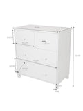 Great Little Trading Co chest of drawers white large, UK version