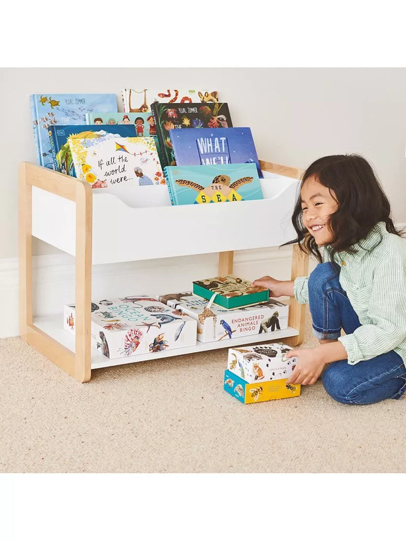 Great Little Trading Co toddler bookcase white, imported from the UK