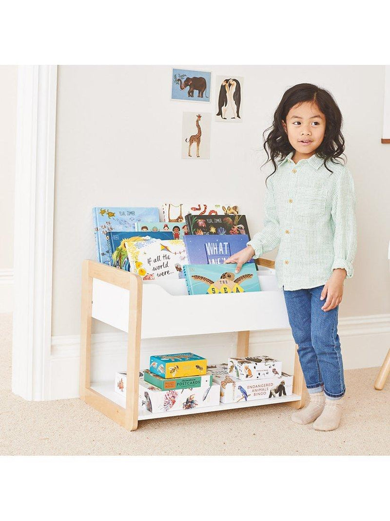 Great Little Trading Co toddler bookcase white, imported from the UK