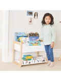 Great Little Trading Co toddler bookcase white, imported from the UK