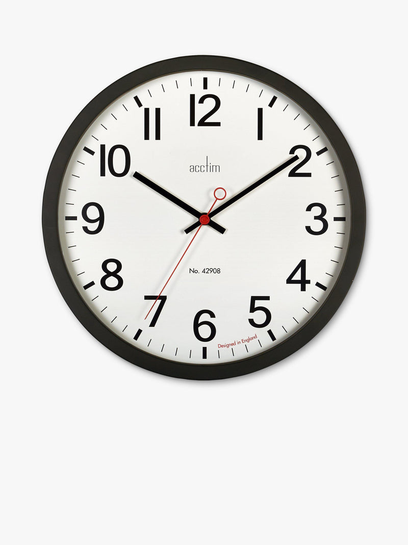 Acctim Kempston Analogue Wall Clock 35cm - British product