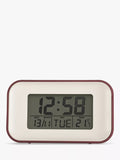 Acctim Alba mustard digital alarm clock - British product