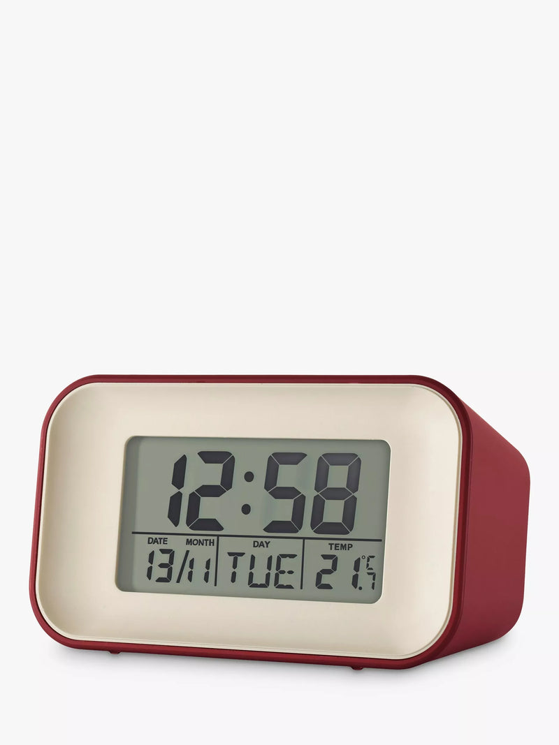 Acctim Alba mustard digital alarm clock - British product