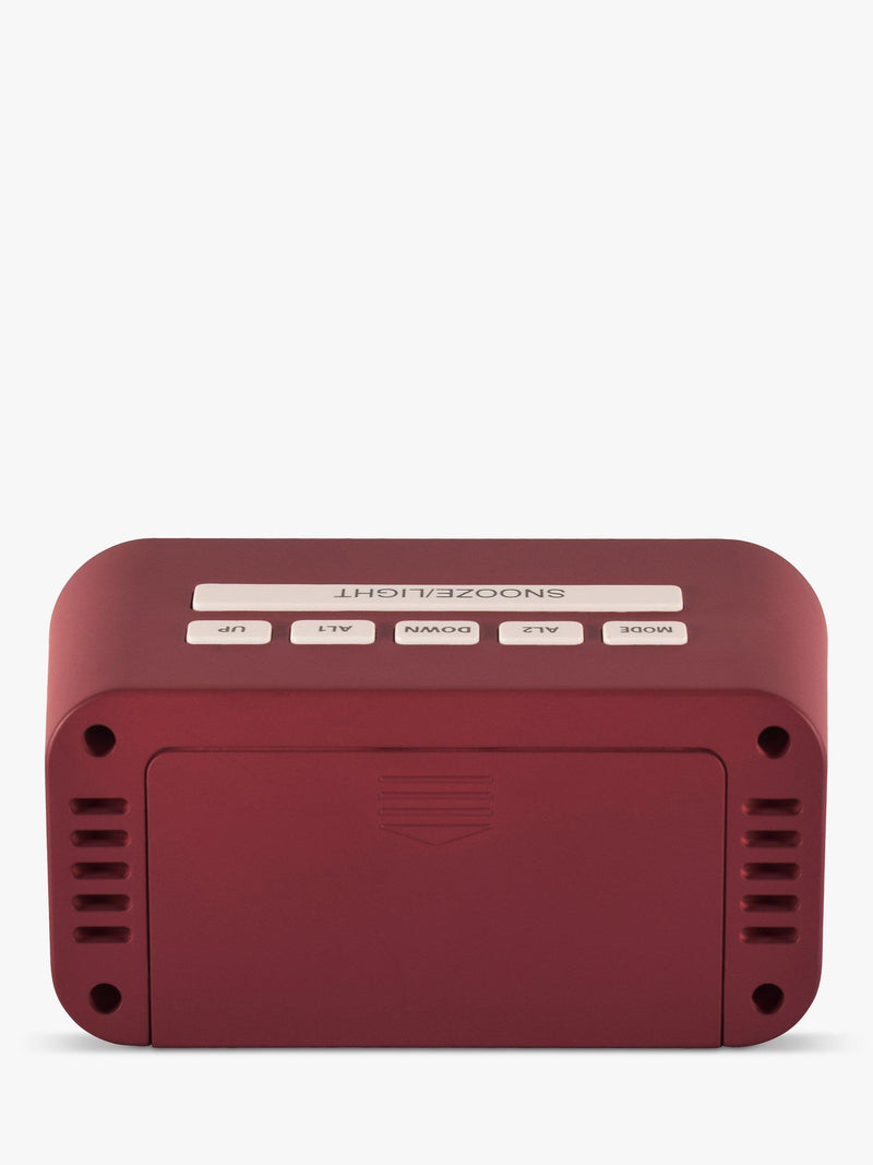Acctim Alba mustard digital alarm clock - British product