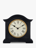 Acctim Roman numeral mantel clock distressed black - British product
