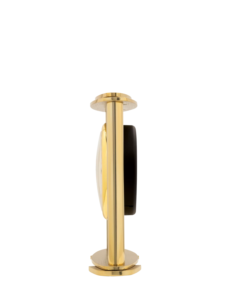 Acctim Colgrove Roman numeral mantel clock gold, UK version