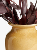 John Lewis stoneware urn vase yellow 26.5cm - British product