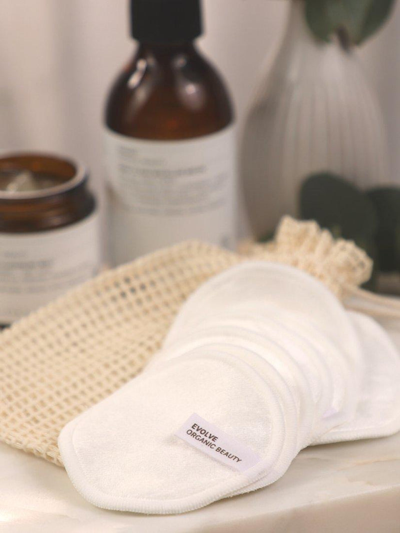 Evolve Organic Beauty Bamboo Cleansing Pads 7 Pads - British product