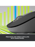Logitech Signature M650 graphite wireless mouse (British brand)