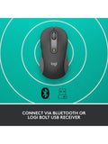 Logitech Signature M650 graphite wireless mouse (British brand)