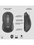 Logitech Signature M650 graphite wireless mouse (British brand)