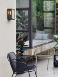 Astro Homefield 160 outdoor wall light black, imported from the UK