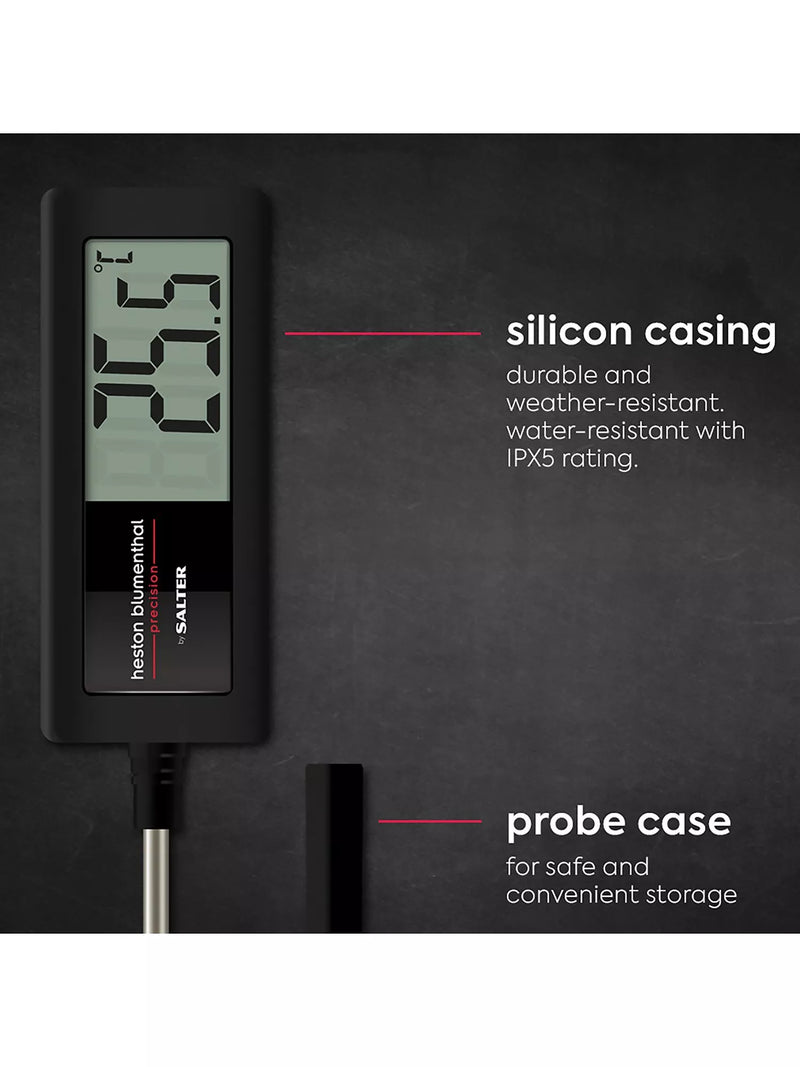 Salter precision 2-in-1 meat thermometer with long probe - British product