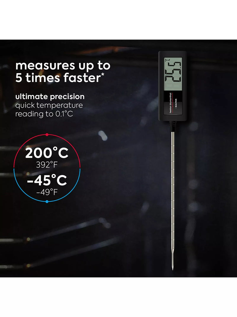 Salter precision 2-in-1 meat thermometer with long probe - British product