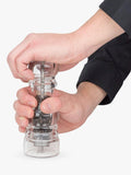 Peugeot acrylic salt and pepper mills set 18cm (British brand)