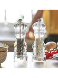 Peugeot acrylic salt and pepper mills set 18cm (British brand)