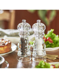 Peugeot acrylic salt and pepper mills set 18cm (British brand)