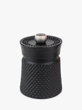 Peugeot Bali Spice Palace cast iron and bamboo pepper and salt mill set in matt black, imported from the UK