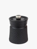 Peugeot Bali Spice Palace cast iron and bamboo pepper and salt mill set in matt black, imported from the UK