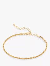 John Lewis Monica Vinader Rope Chain Bracelet 19cm- Buy online at McGrocer