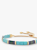 Monica Vinader Delphi Turquoise beaded bracelet 11cm, imported from the UK