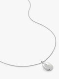 Monica Vinader sterling silver ID locket necklace, imported from the UK