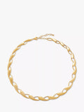 Monica Vinader Nura choker necklace gold - British product