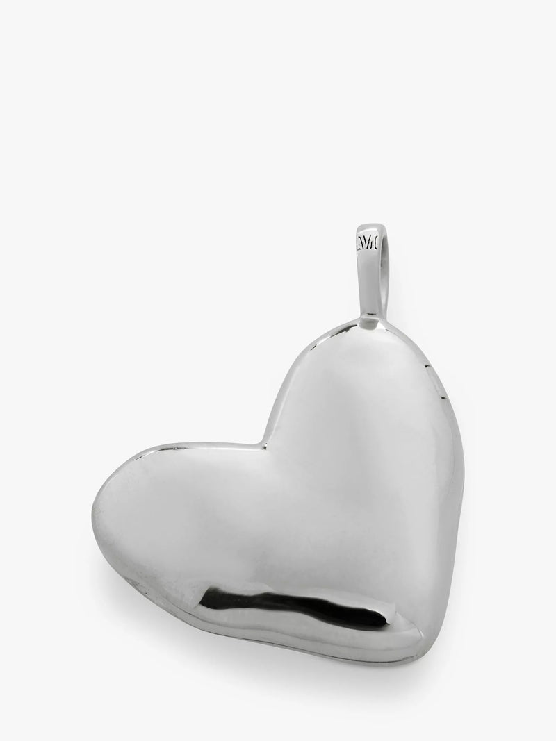 Monica Vinader heart locket charm sterling silver (British brand)