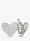 Monica Vinader heart locket charm sterling silver (British brand)