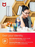 McAfee Total Protection antivirus for 1 device, UK version