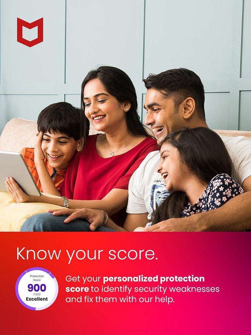 McAfee Total Protection antivirus for 1 device, UK version