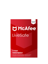 John Lewis McAfee LiveSafe Automatic Renewal with Unlimited VPN and Unlimited Devices 1 Year Subscription- Buy online at McGrocer