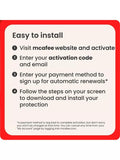 McAfee antivirus subscription unlimited devices 1 year (British brand)